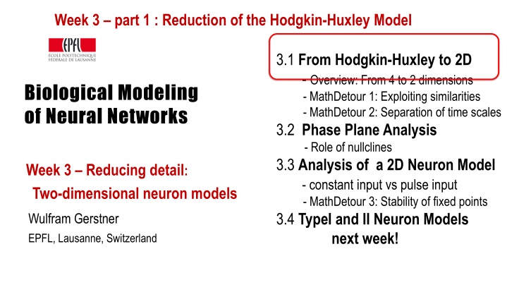week 3 part 1 reduction of the hodgkin huxley