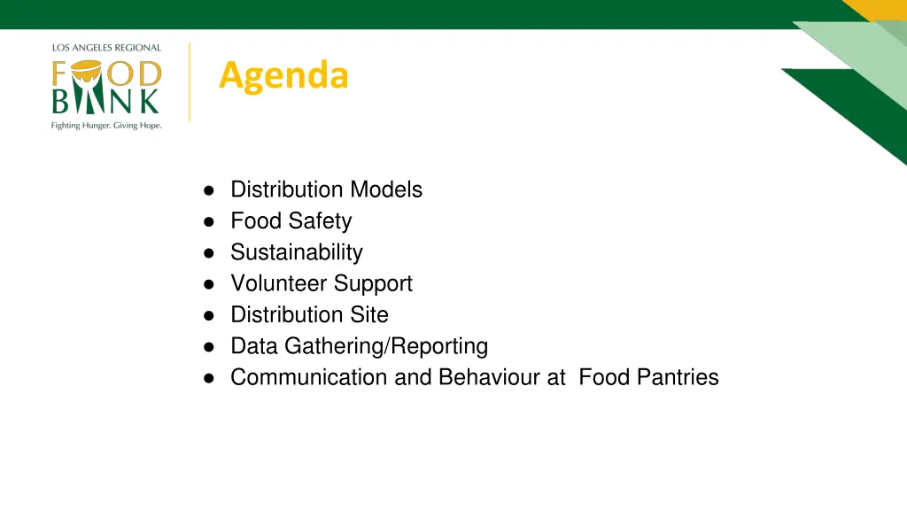 agenda