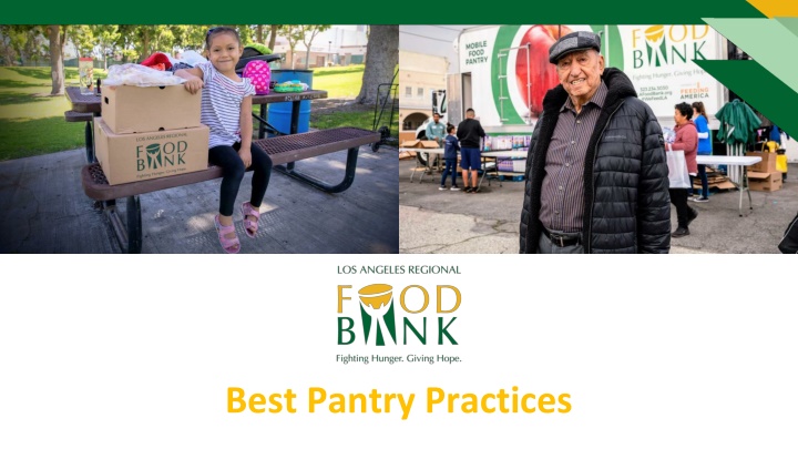 best pantry practices