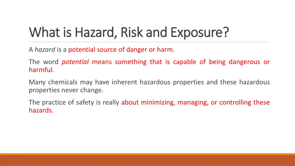 what whatis is hazard