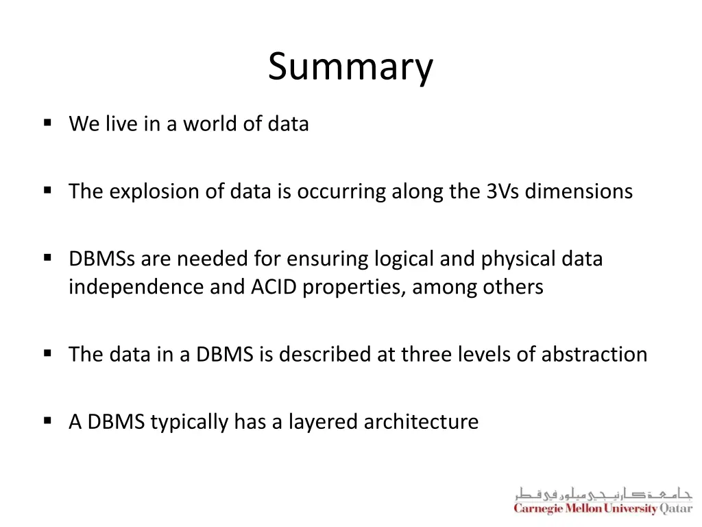 summary