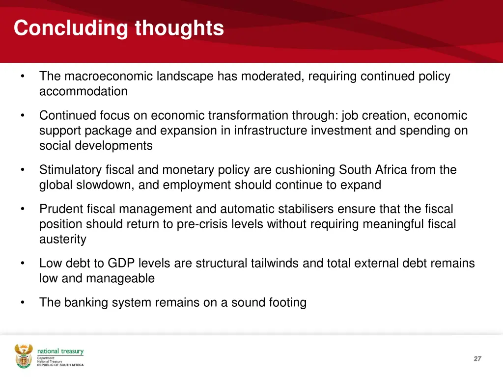 concluding thoughts