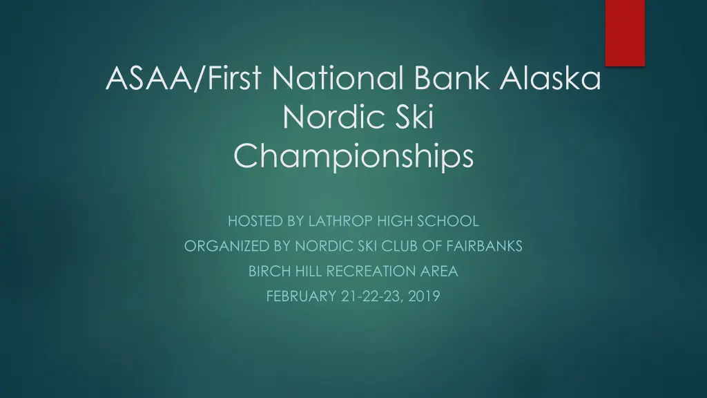 asaa first national bank alaska nordic