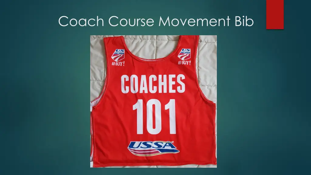 coach course movement bib
