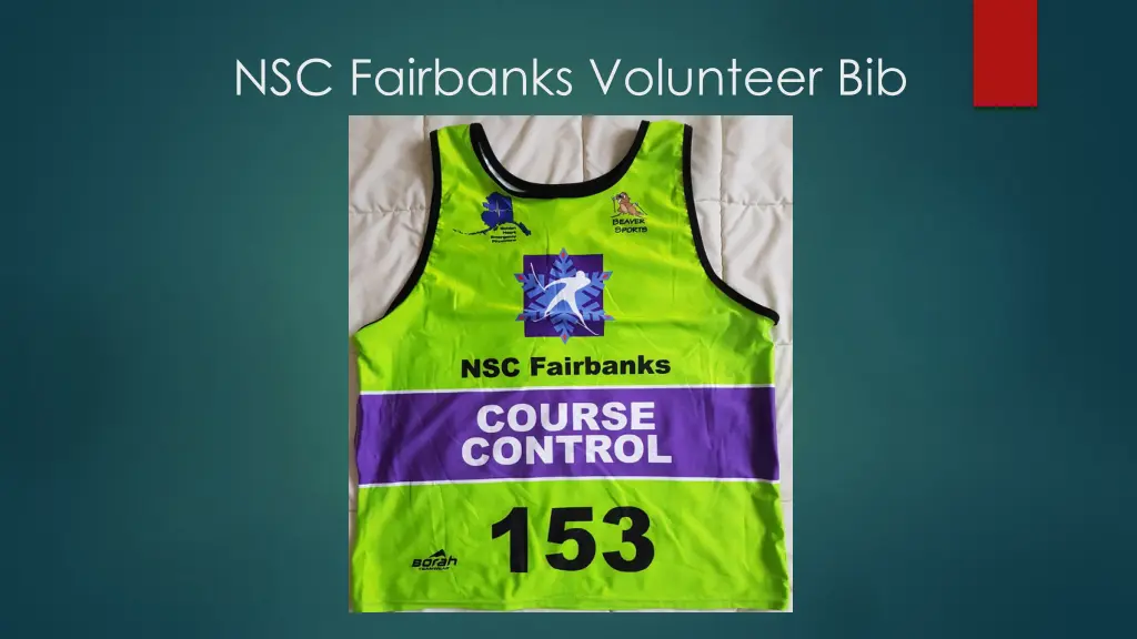 nsc fairbanks volunteer bib