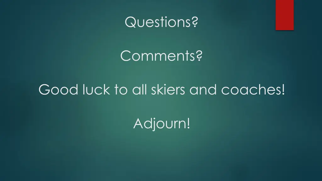 questions