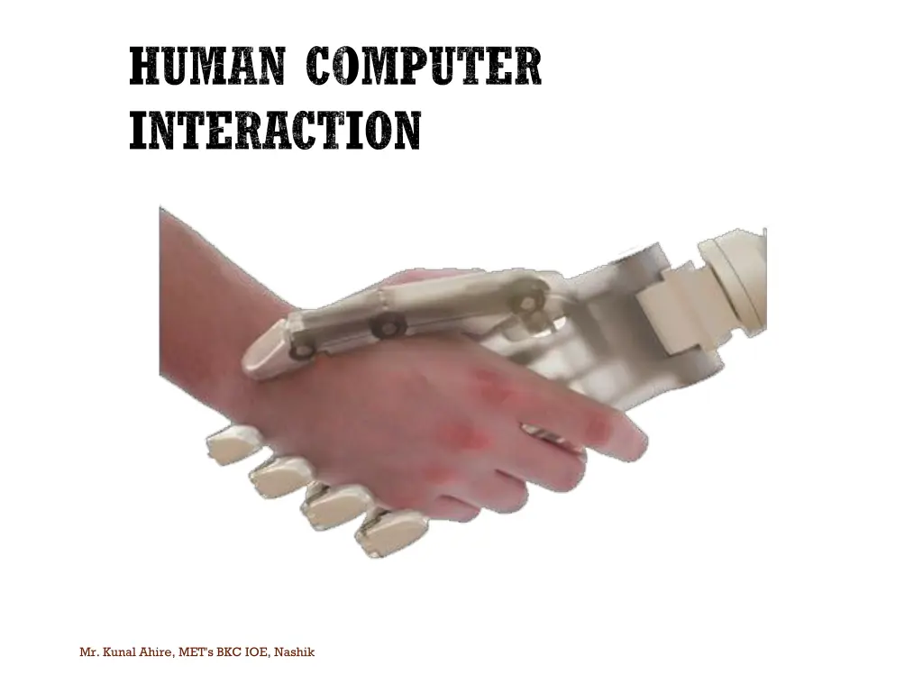 human computer interaction