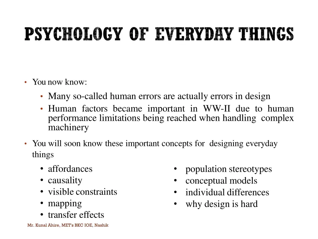 psychology of everyday things 1