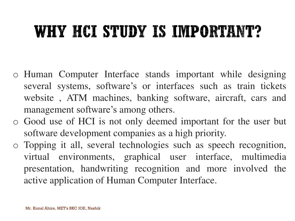 why hci study is important 6
