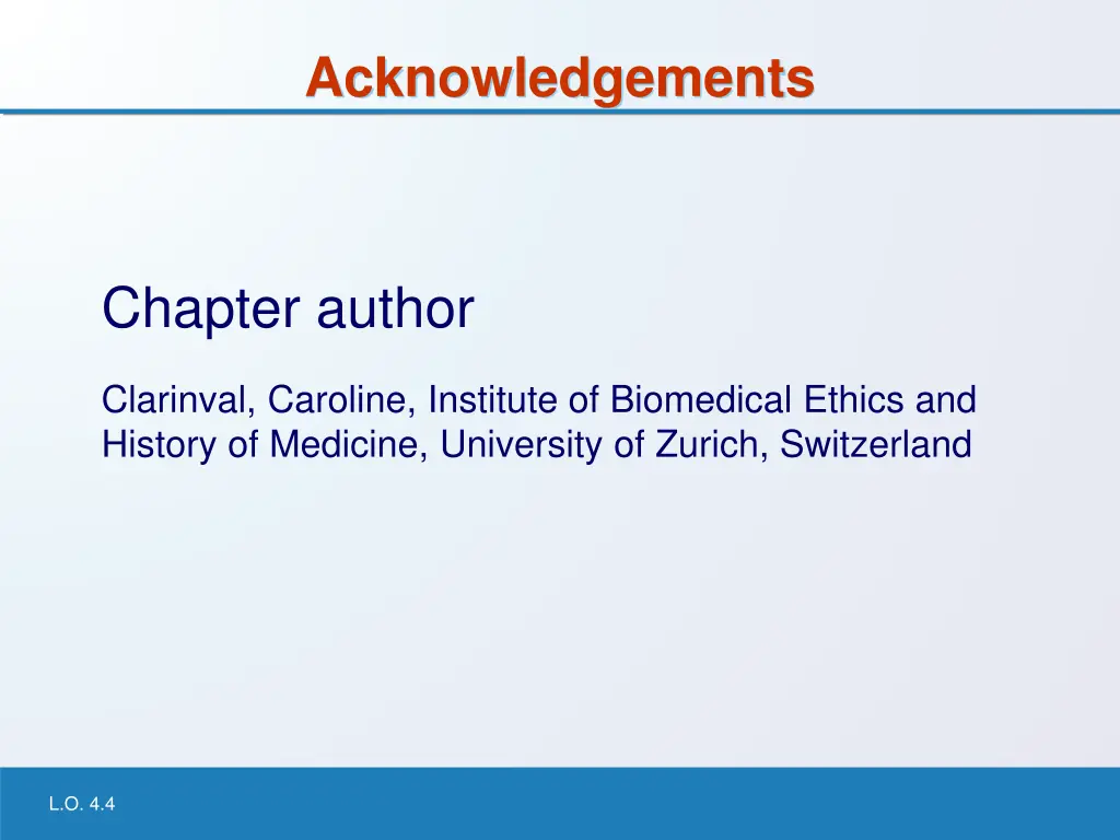 acknowledgements