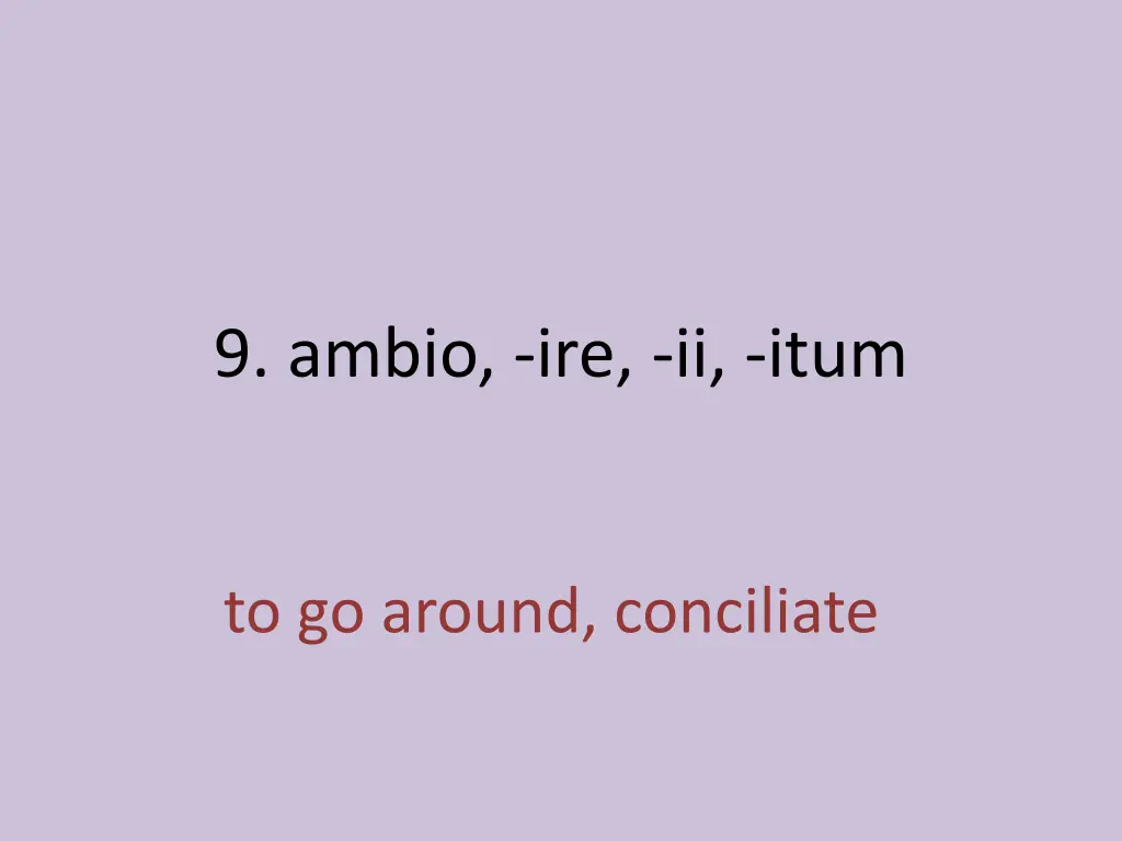 9 ambio ire ii itum 1