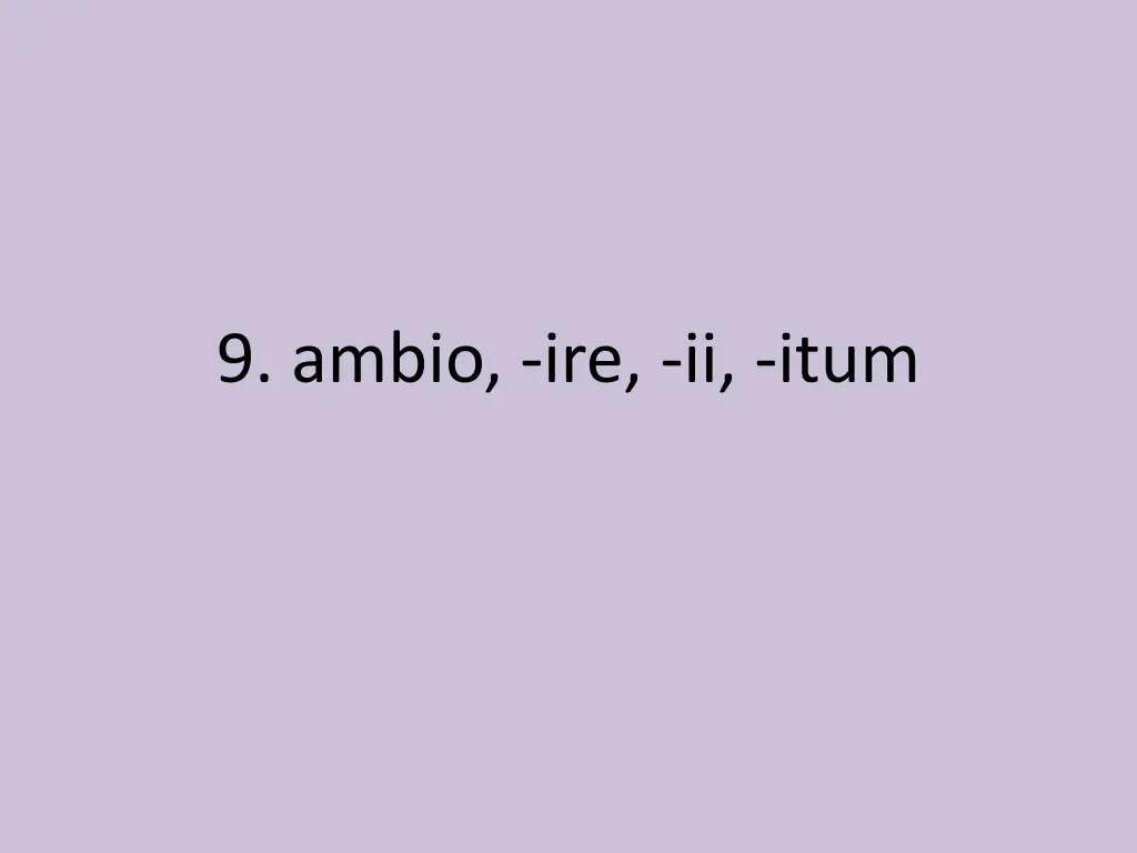 9 ambio ire ii itum