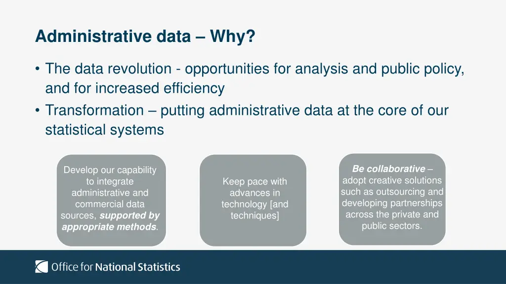 administrative data why