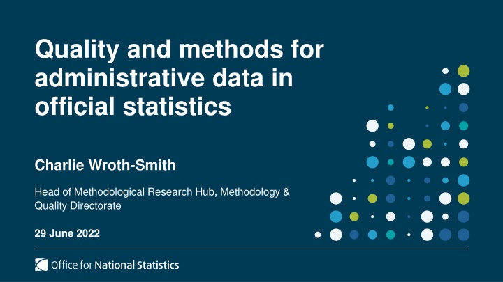 quality and methods for administrative data