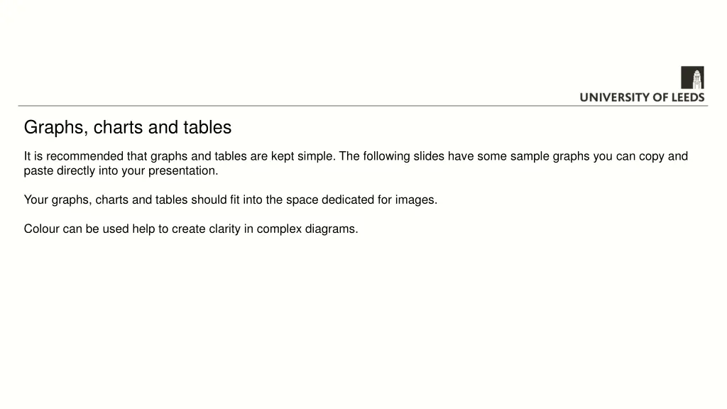 graphs charts and tables