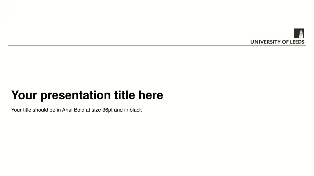 your presentation title here