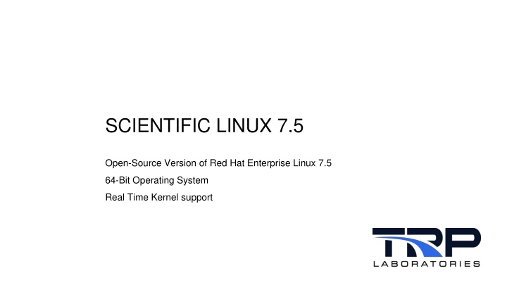 scientific linux 7 5