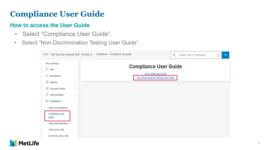 compliance user guide