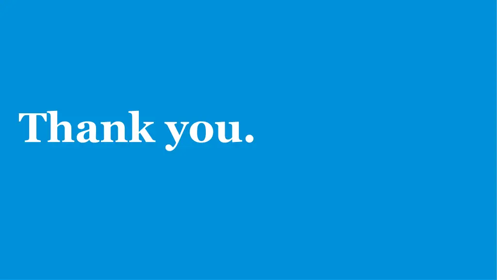 thank you