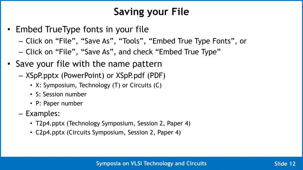 saving your file