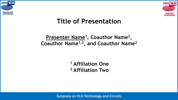 title of presentation