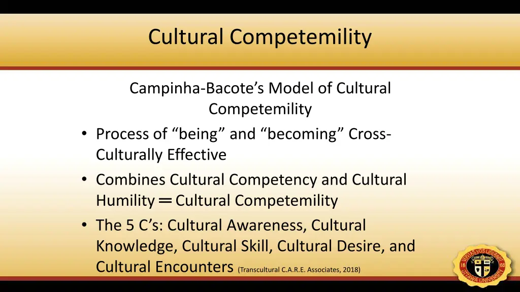 cultural competemility