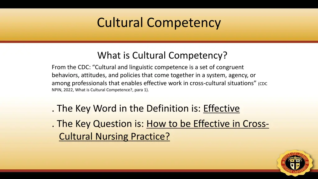 cultural competency