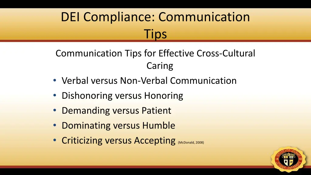 dei compliance communication tips