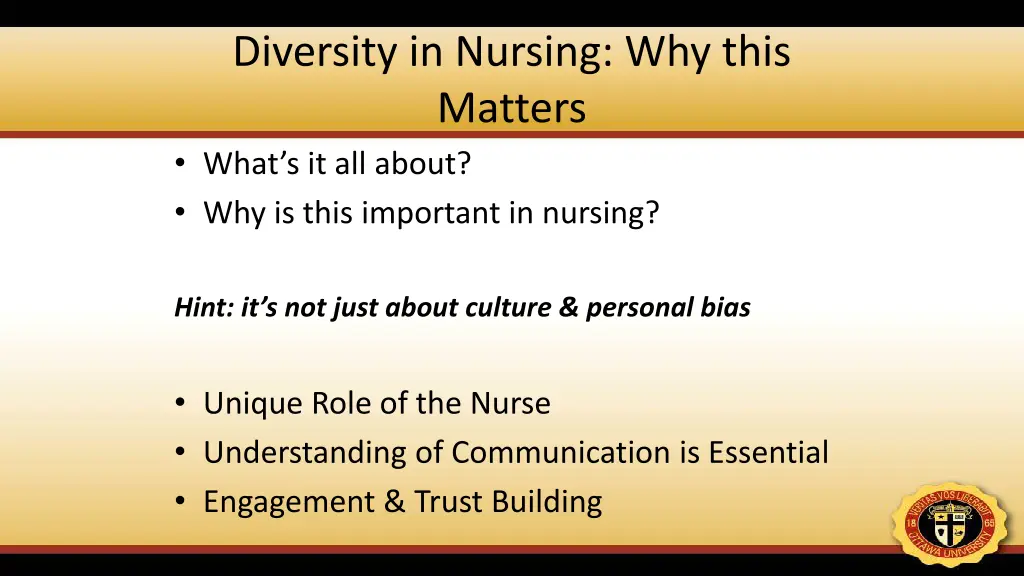diversity in nursing why this matters what