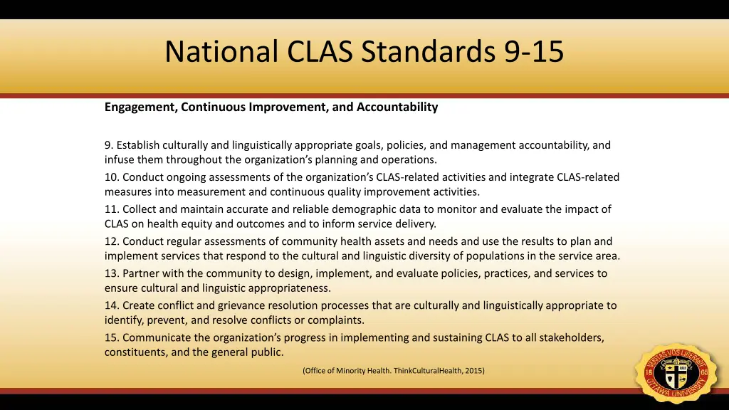 national clas standards 9 15