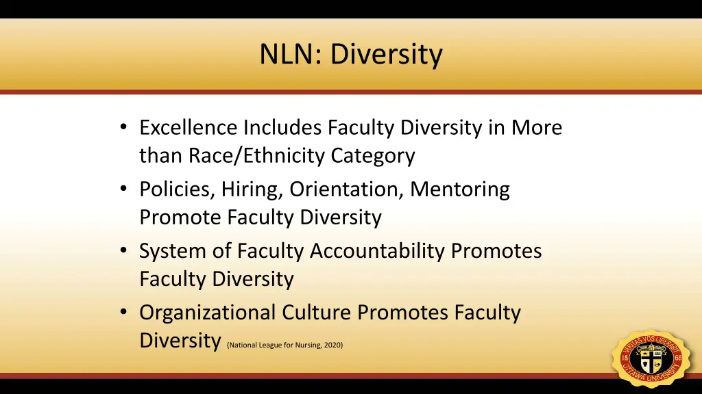 nln diversity