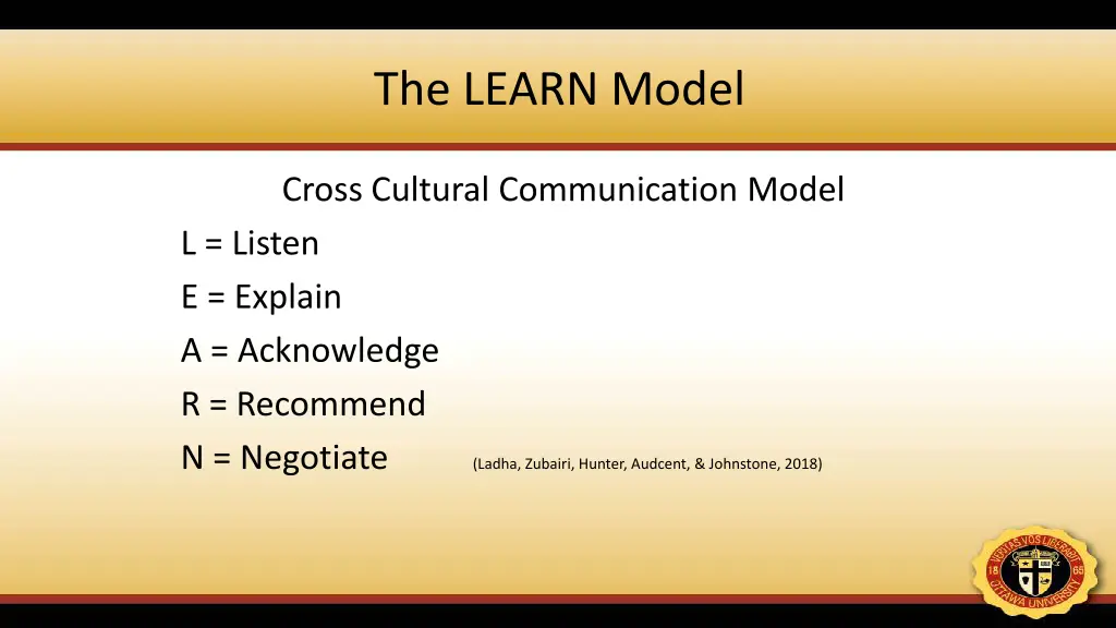 the learn model
