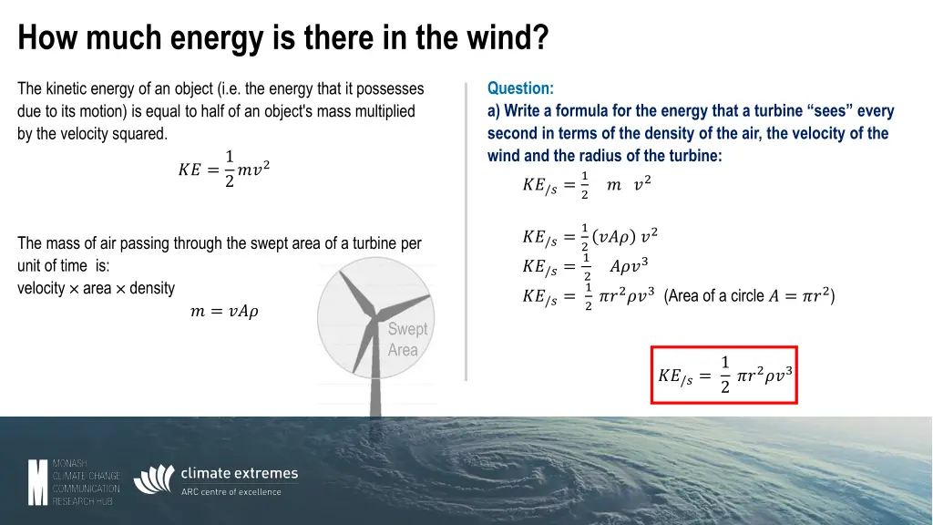 how much energy is there in the wind