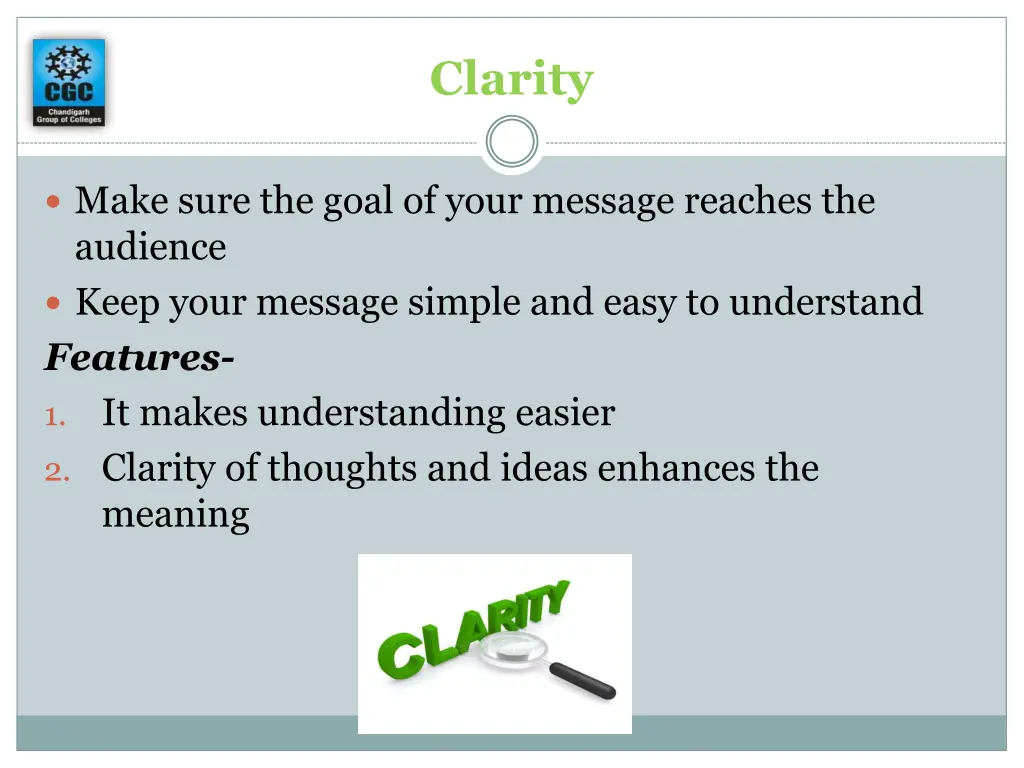 clarity