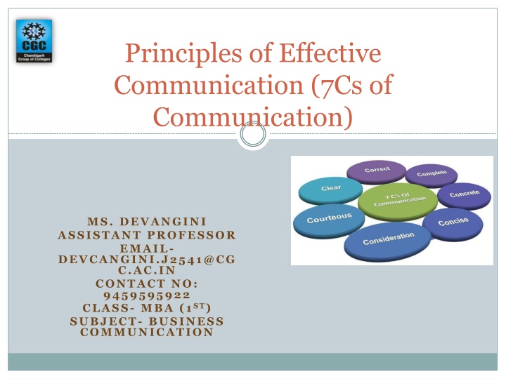 principles of effective communication