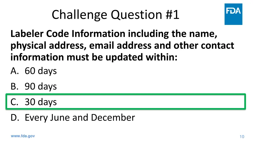 challenge question 1