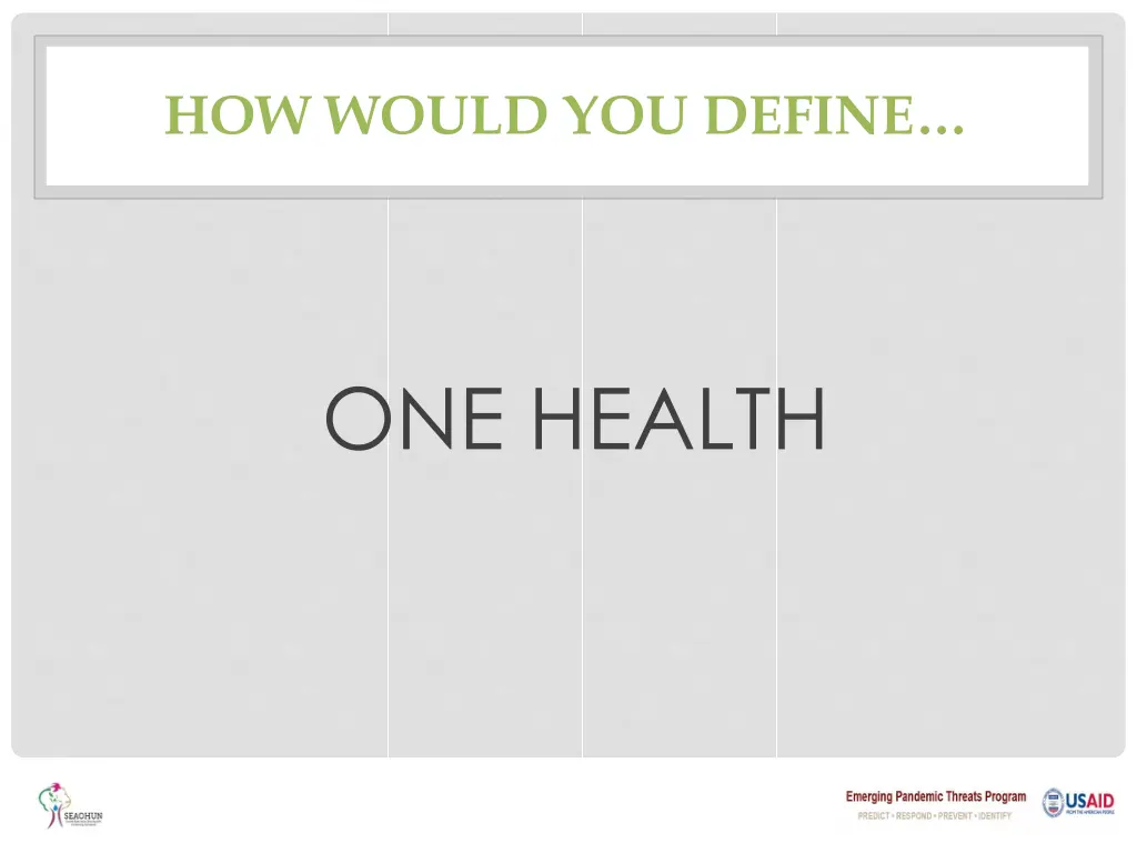 how would you define