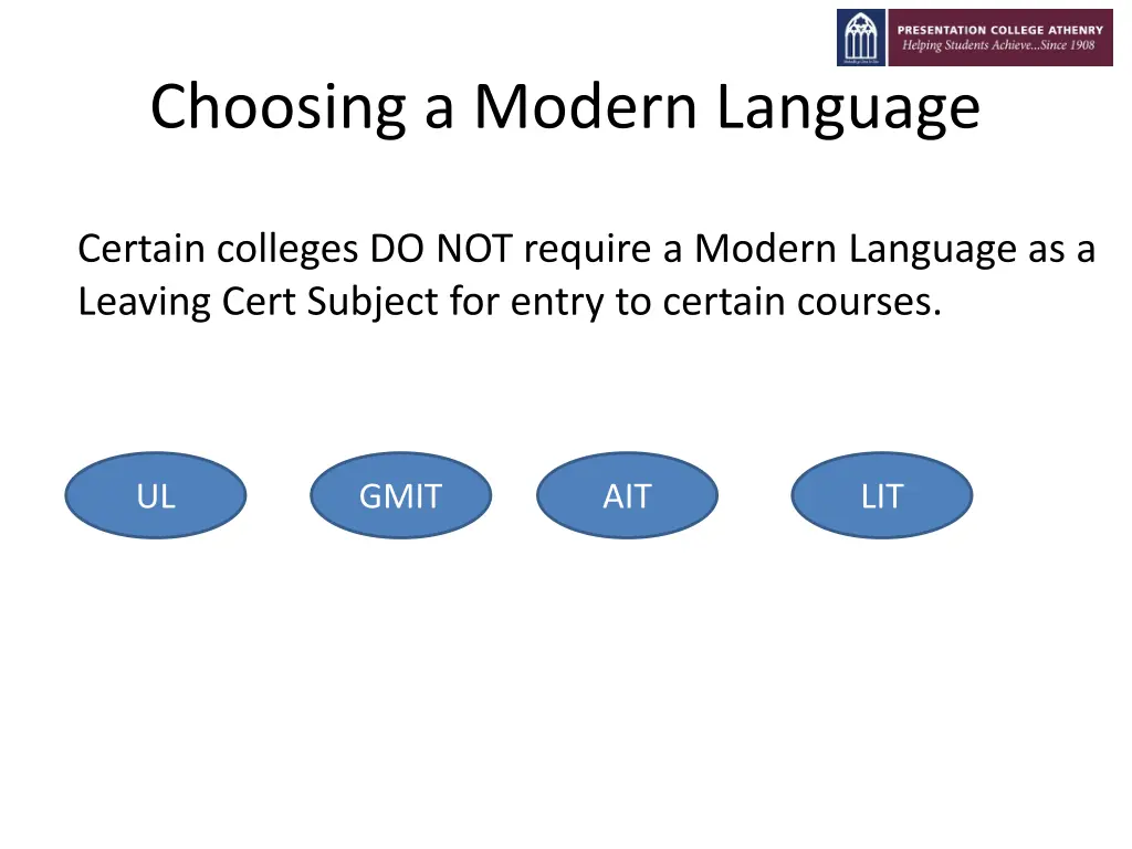 choosing a modern language 2