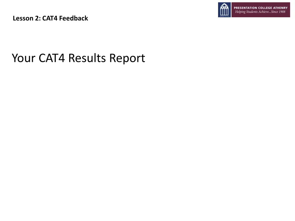 lesson 2 cat4 feedback 9