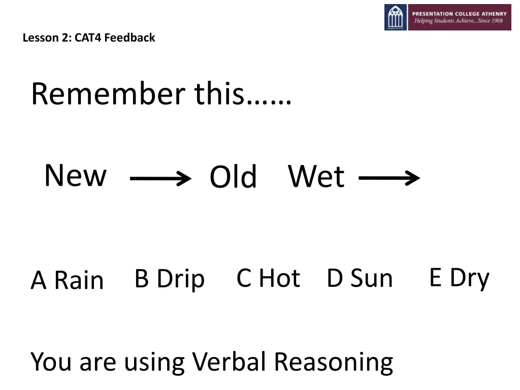 lesson 2 cat4 feedback
