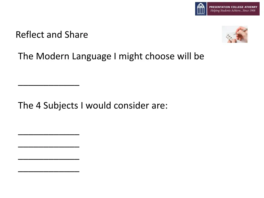 reflect and share 2
