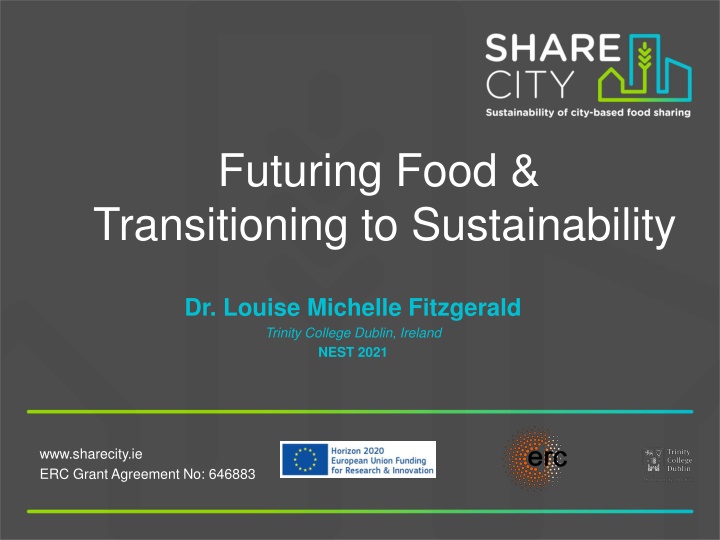 futuring food transitioning to sustainability