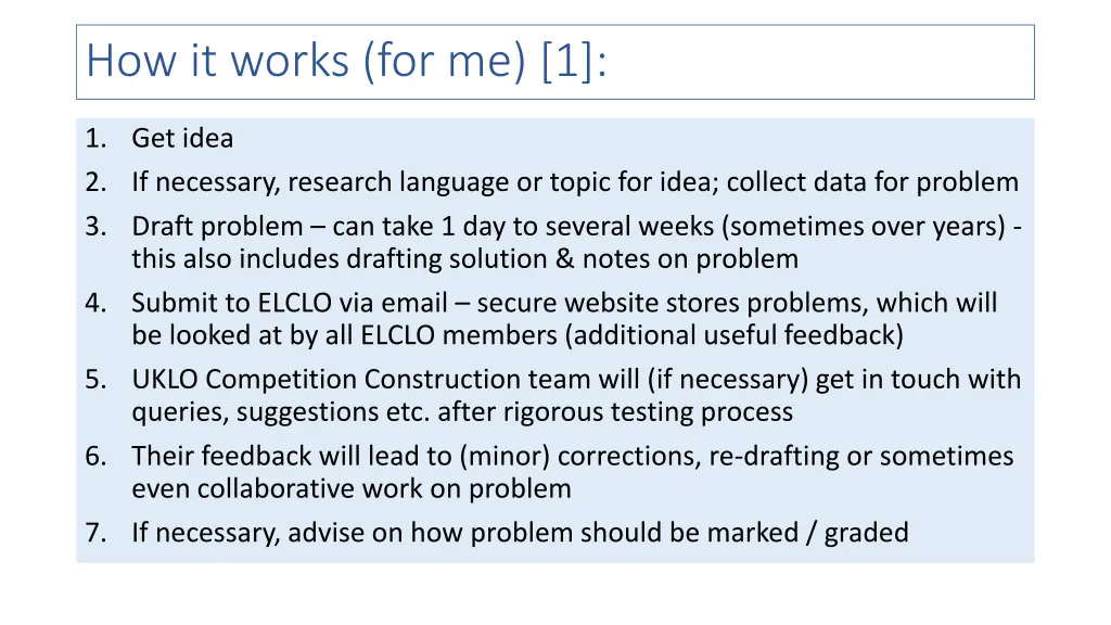 how it works for me 1