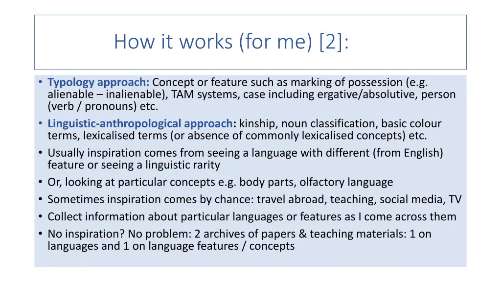 how it works for me 2