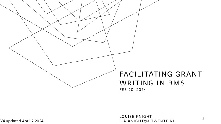 facilitating grant writing in bms feb 20 2024