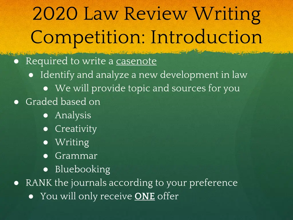 2020 law review writing competition introduction