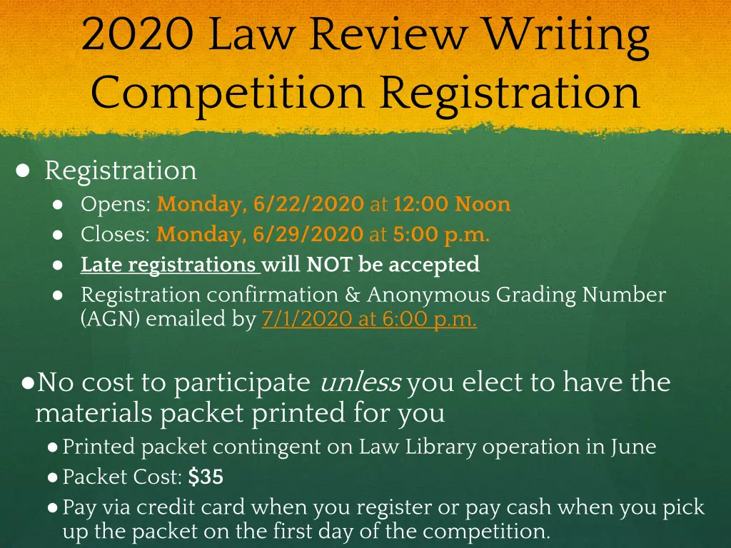 2020 law review writing competition registration