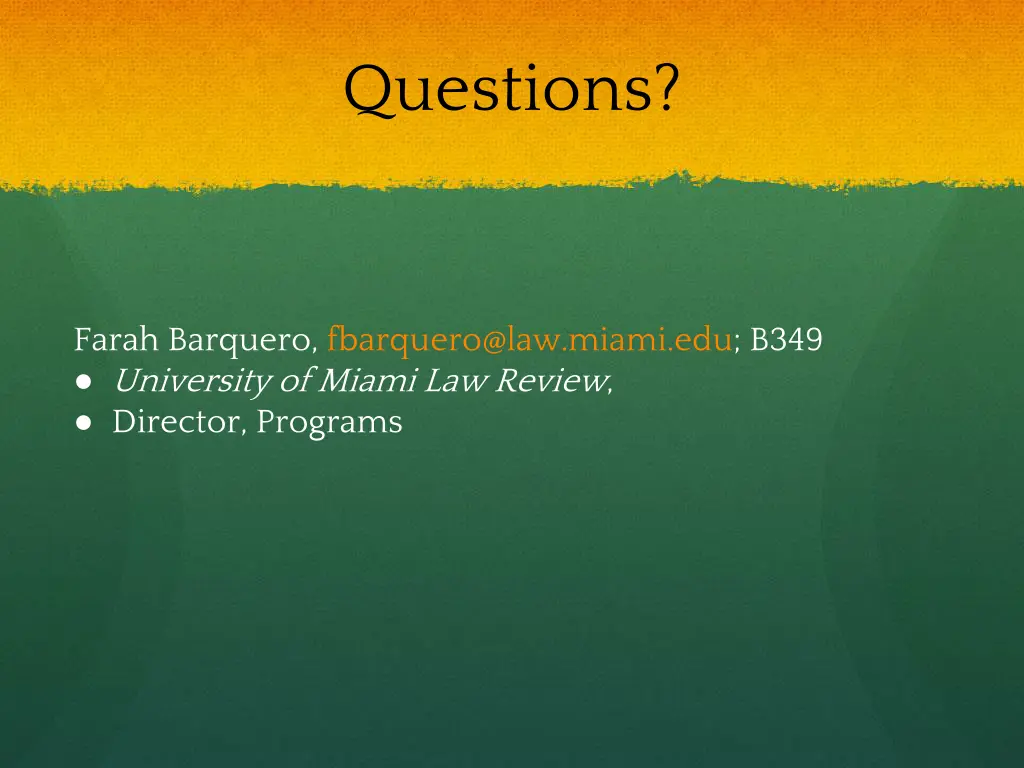 questions