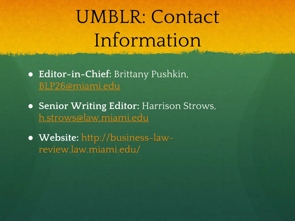 umblr contact information