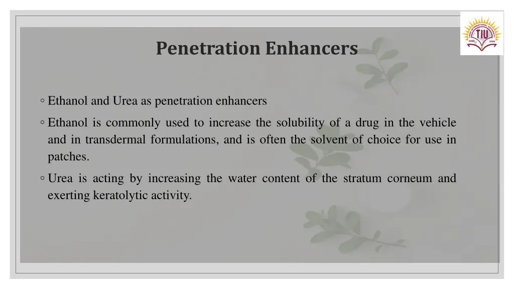 penetration enhancers 1
